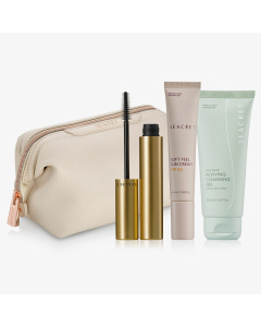 Must Have in a Bag: מסקרה שחורה + קרם הגנה + סבון פנים + תיק 