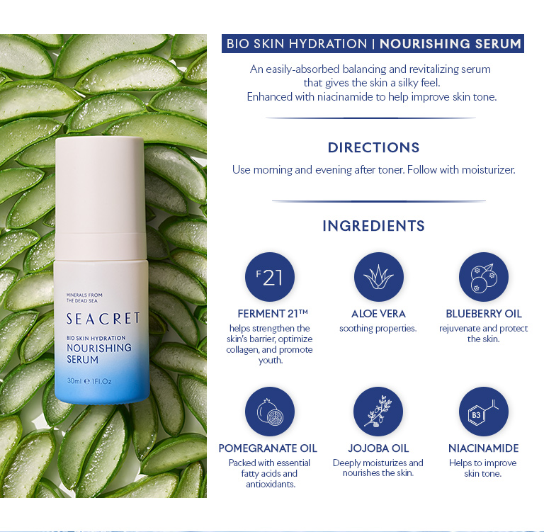 Seacret Bio Skin Hydration Nourishing Serum