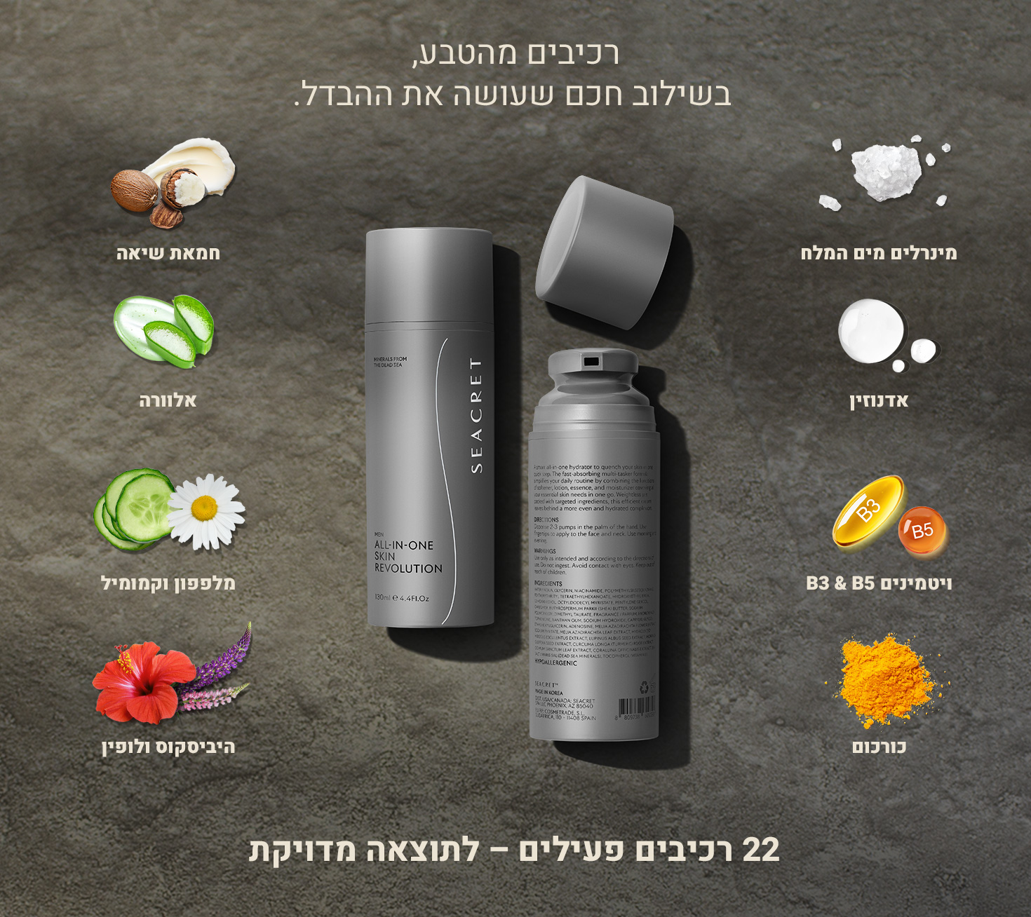 Man All In 1 רכיבים